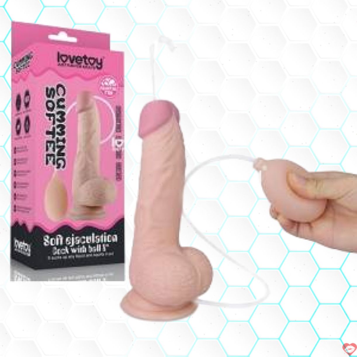 Dương Vật Giả Bắn Tinh Thật Lovetoy DV 72 Cao Cấp Hàng Chính Hãng 