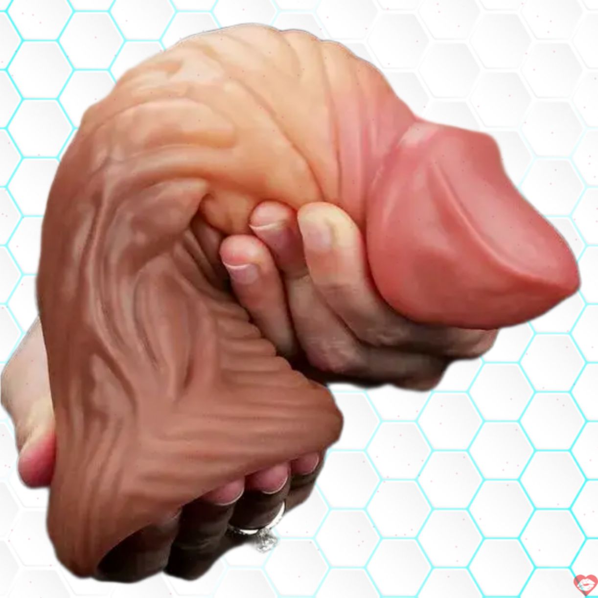 Dương vật giả lớn DV68N LOVETOY màu da tự nhiên đế hút mạnh 