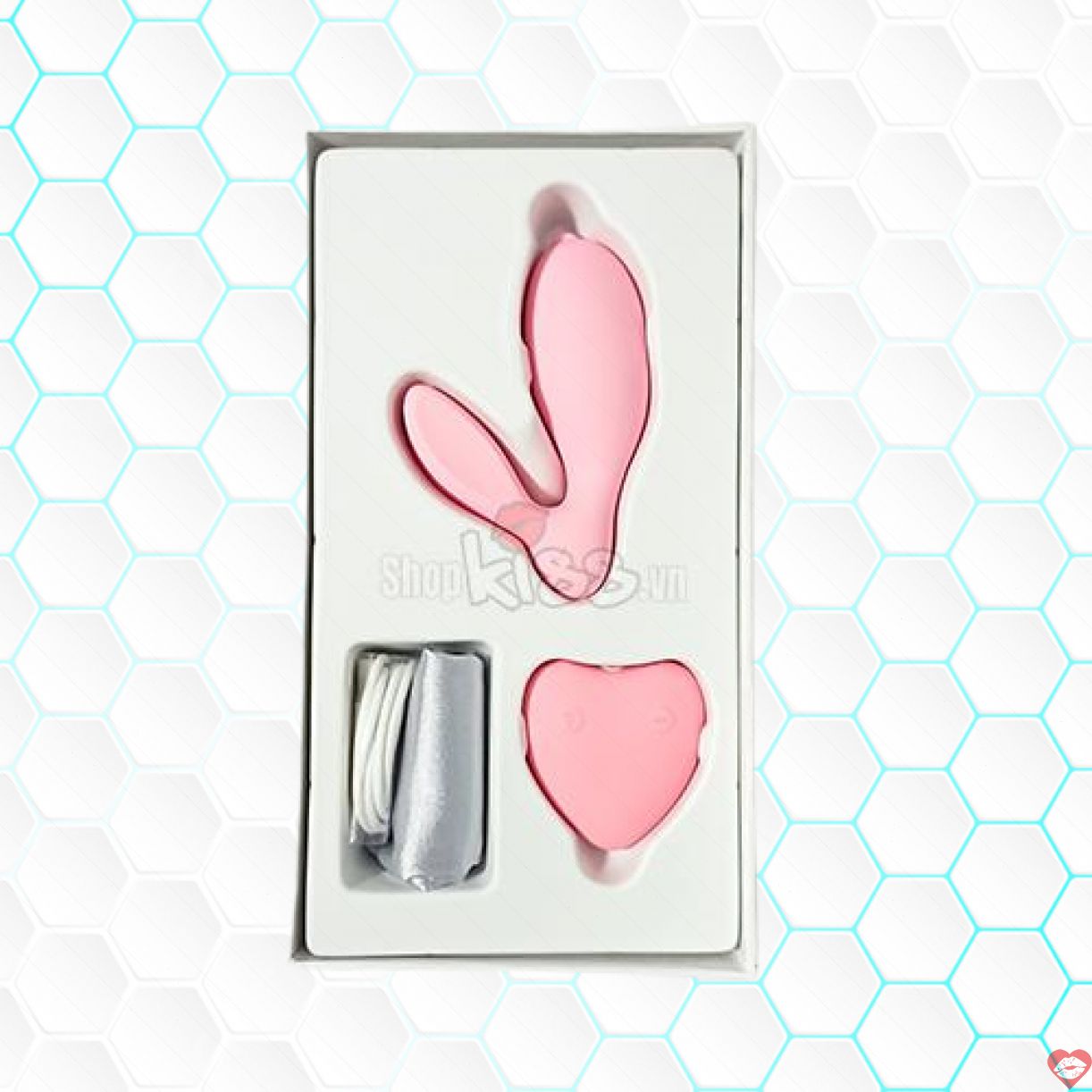 Máy rung điểm G hình thỏ điều khiển xa, tăng khoái cảm cực đỉnh 