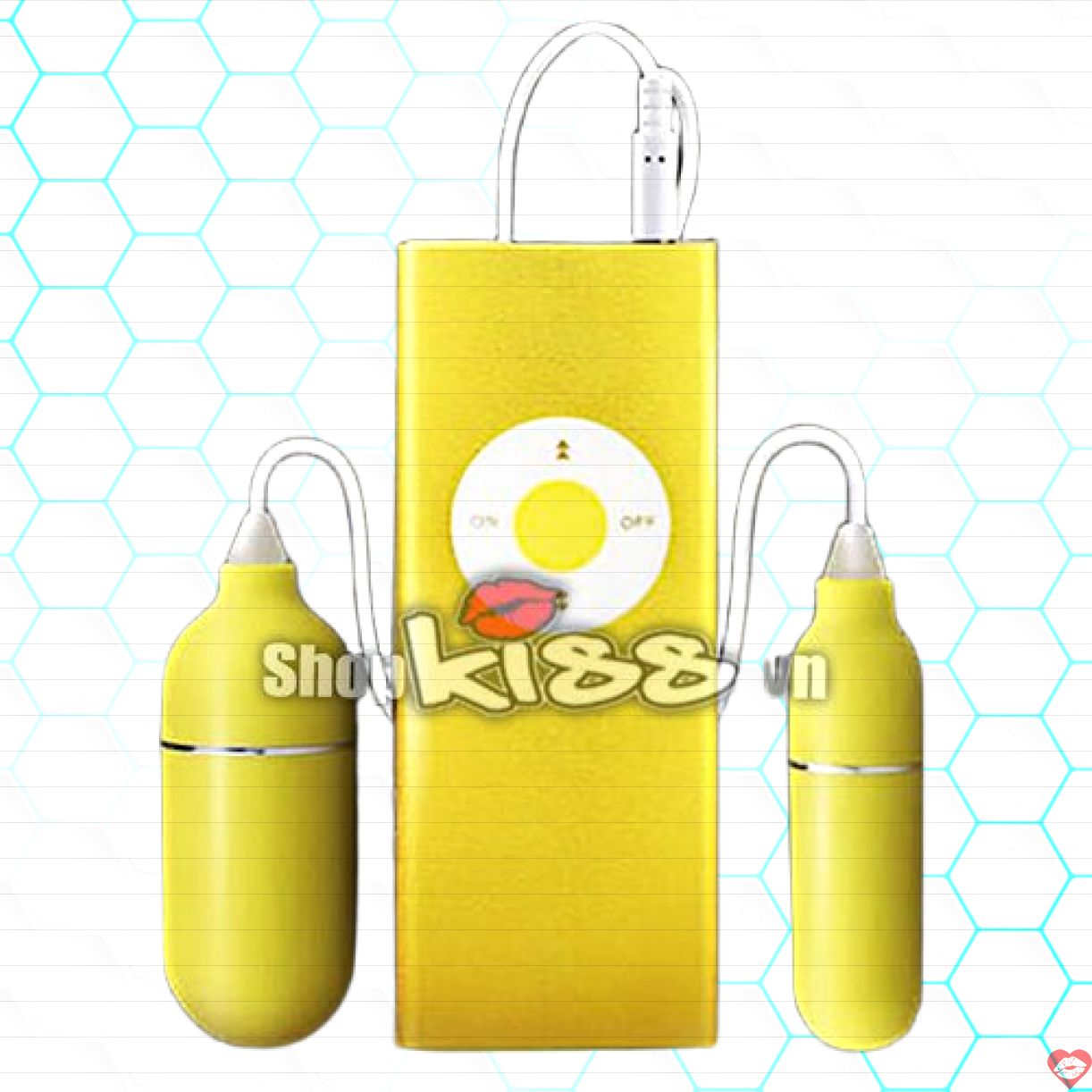 Trứng rung Leten đôi đa tần kích thích nhũ hoa mạnh mẽ 