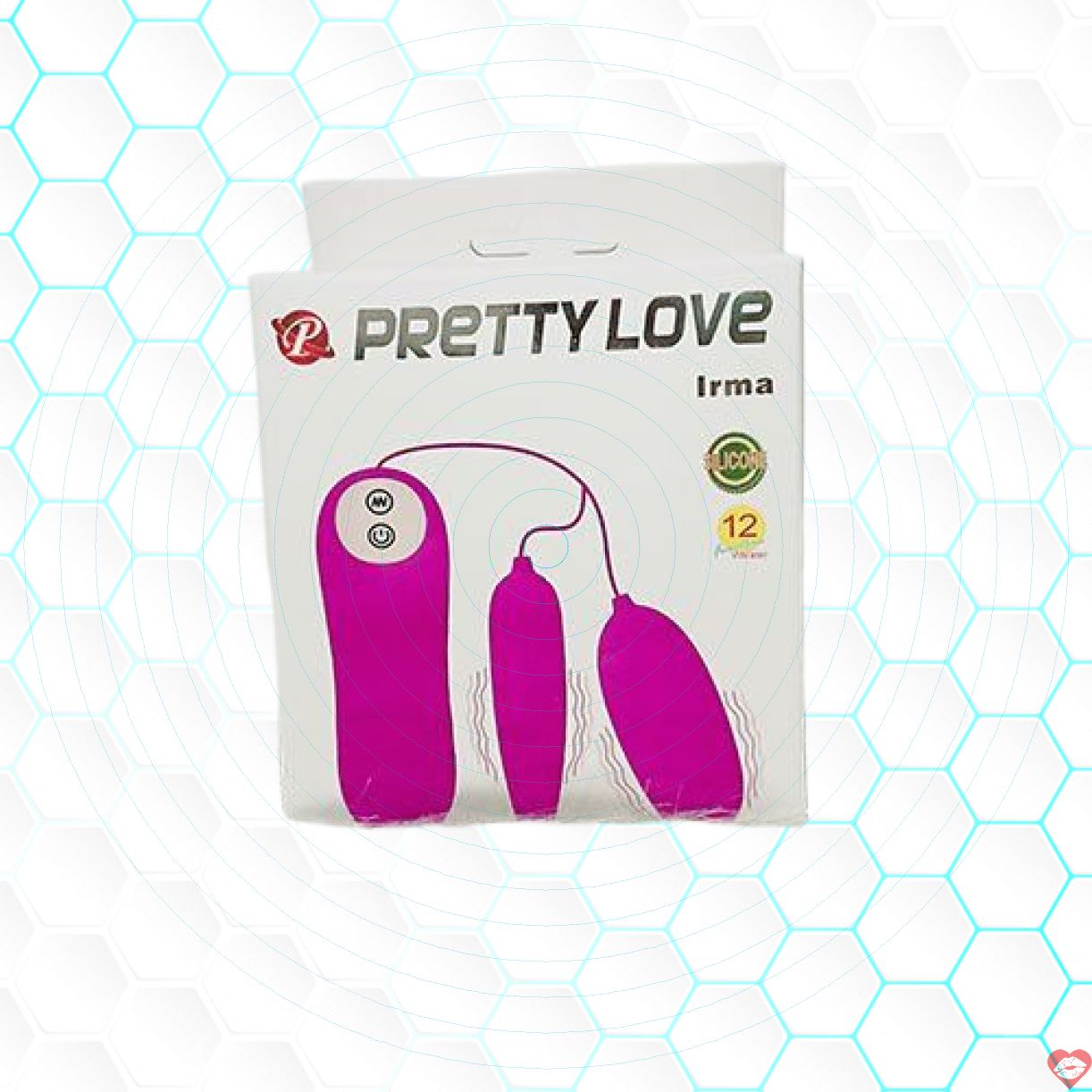 Trứng rung massage Prettylove 2 đầu cao cấp kích thích điểm G 