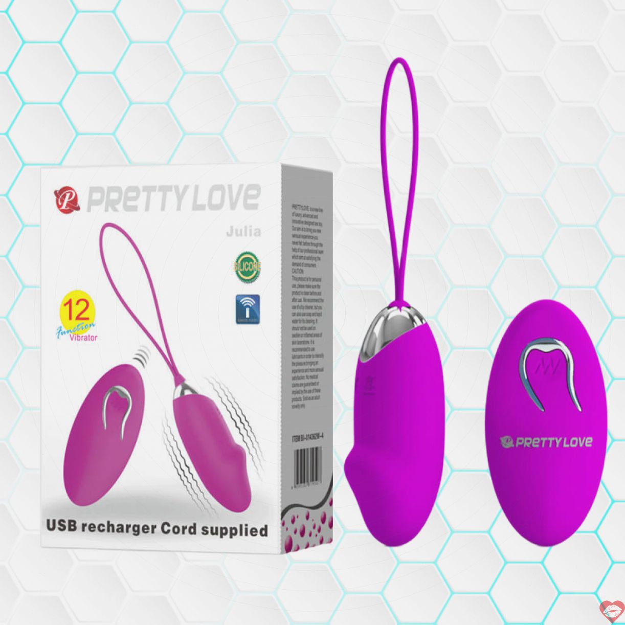Trứng rung Pretty Love Julia tăng khoái cảm, hưng phấn cao 
