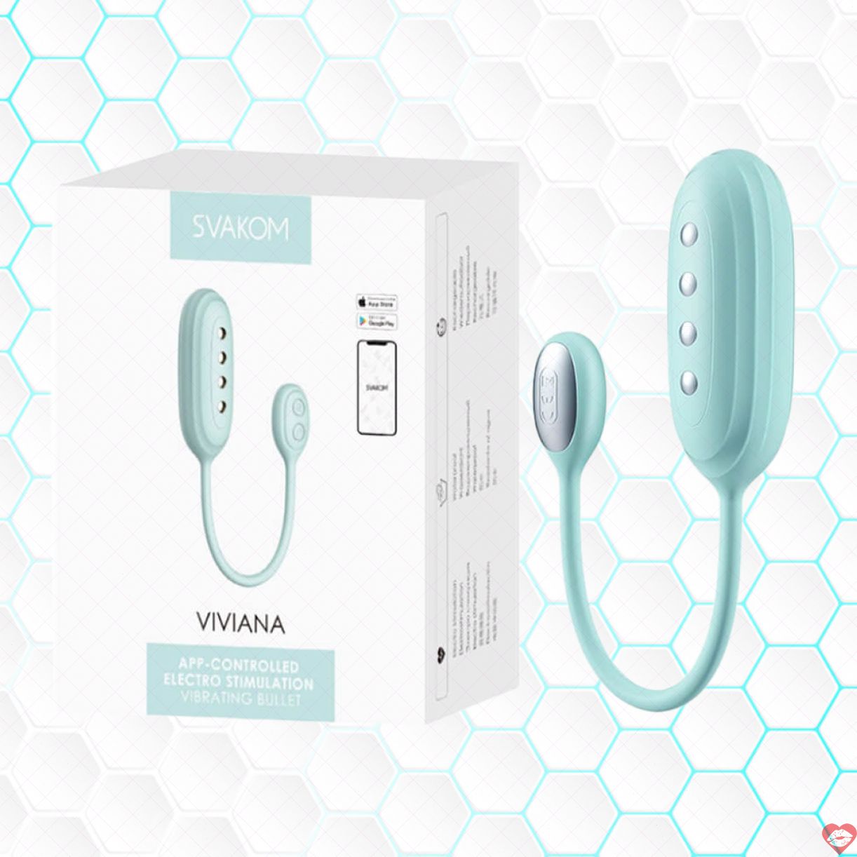Trứng rung Svakom Viviana cao cấp thiết kế độc đáo kích thích cực đỉnh 