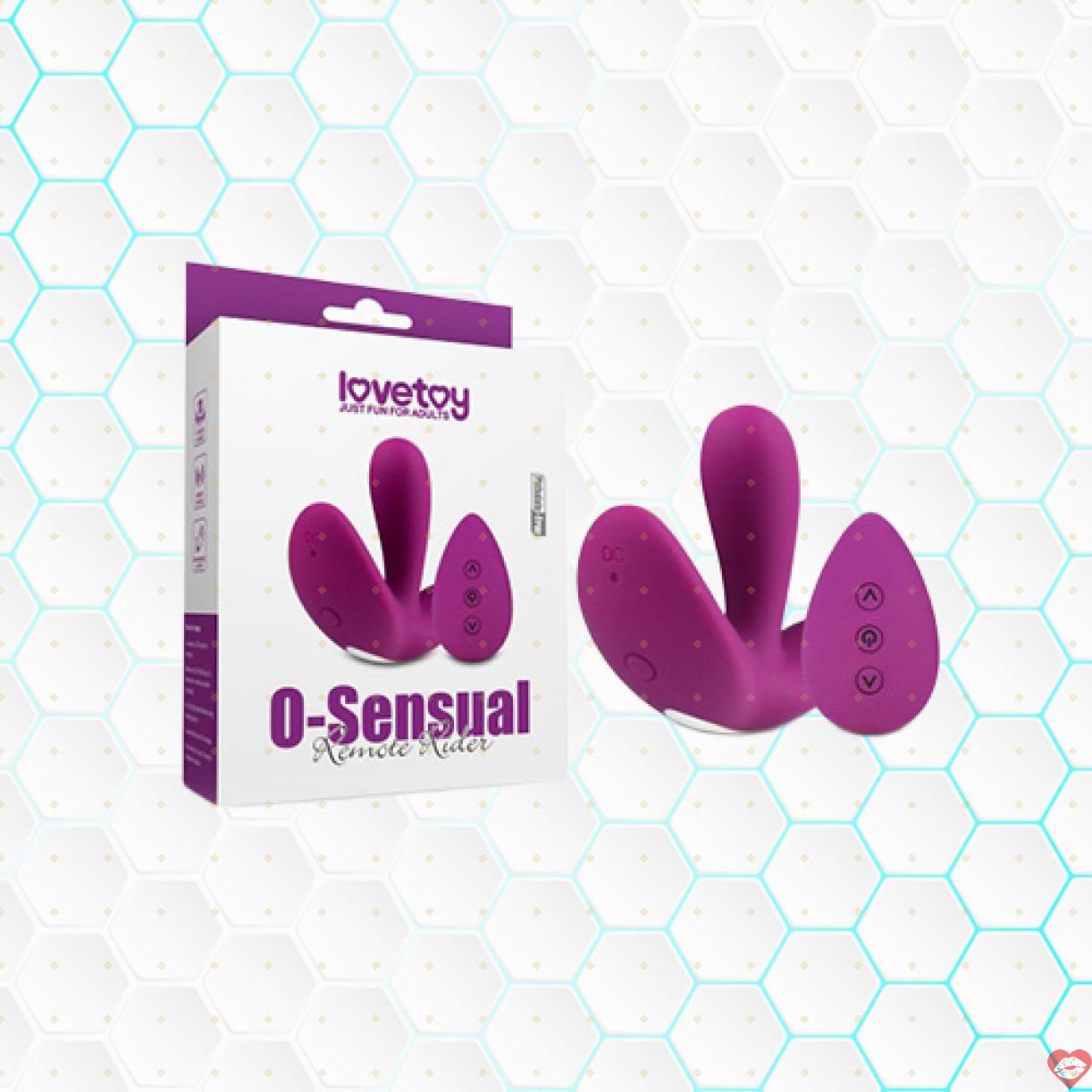 Lovetoy O-Sensual Remote Rider rung mạnh kích thích điểm G, âm vật quyến rũ 