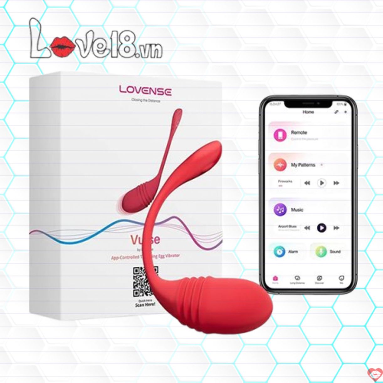 Lovense Vulse trứng rung thụt điều khiển xa siêu kích thích 