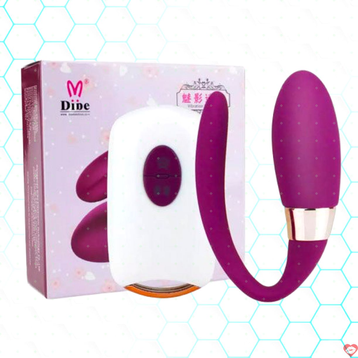 Trứng rung điểm G Dibe Alice điều khiển từ xa cực phê kích thích 