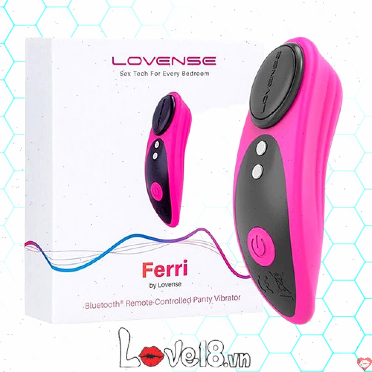 Lovense Ferri trứng rung thông minh điều khiển app nâng tầm cảm xúc 