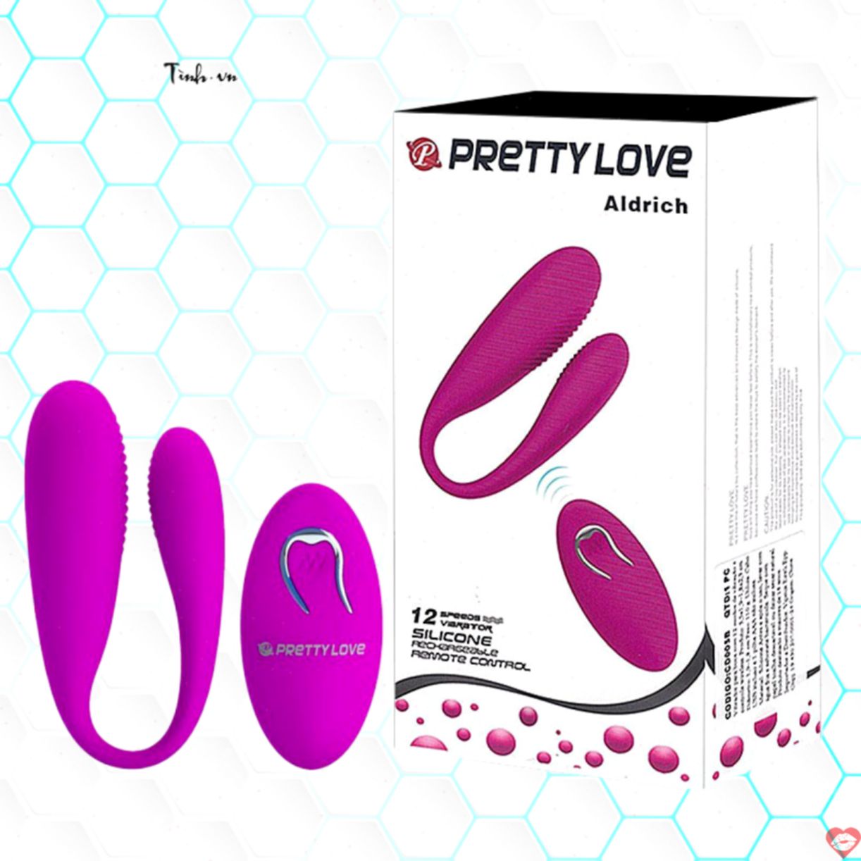 Trứng rung điểm G Pretty Love Aldrich tăng khoái cảm, kích thích mạnh 