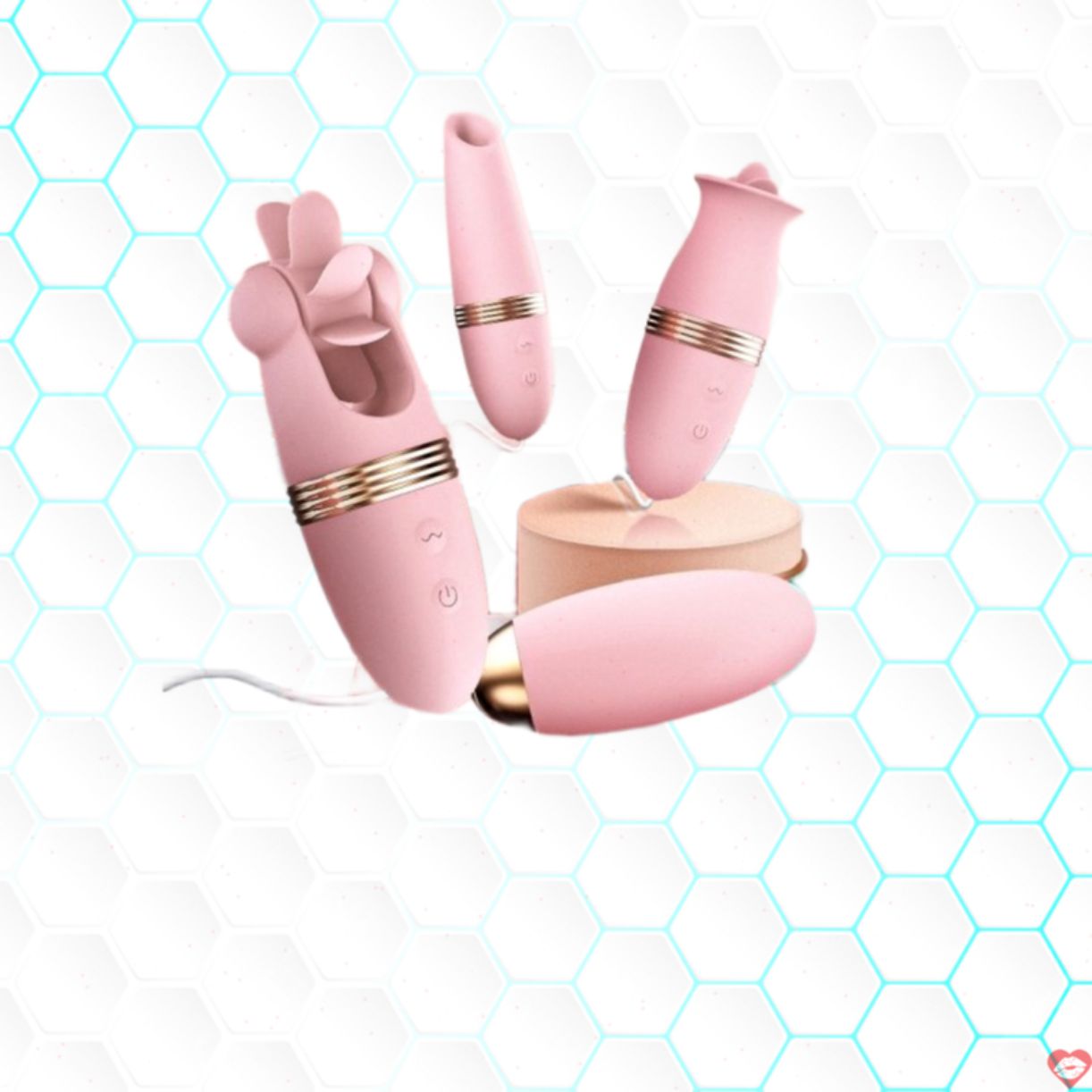Trứng massage LiLo 3 đầu rung hút liếm tăng khoái cảm 