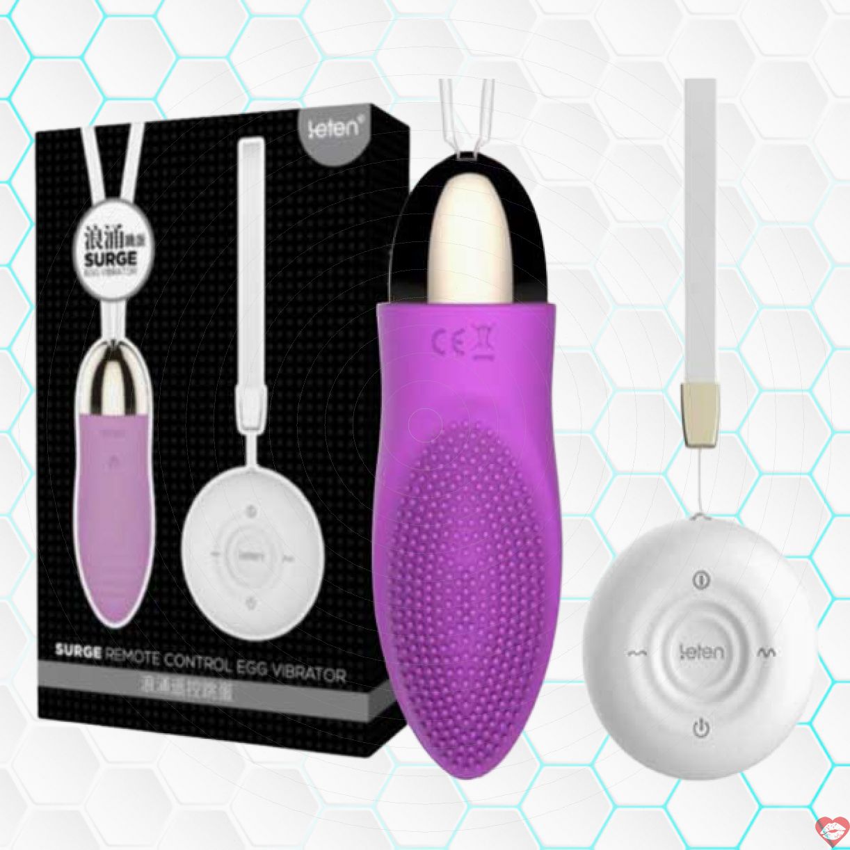 Trứng rung Leten Brush sạc pin không dây điều khiển tiện lợi 