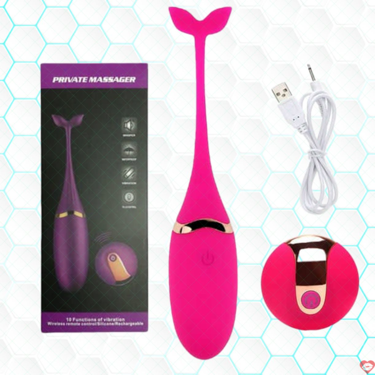 Trứng Rung Cá Heo 10 Chế Độ Điều Khiển Từ Xa, Giao Hàng Nhanh 