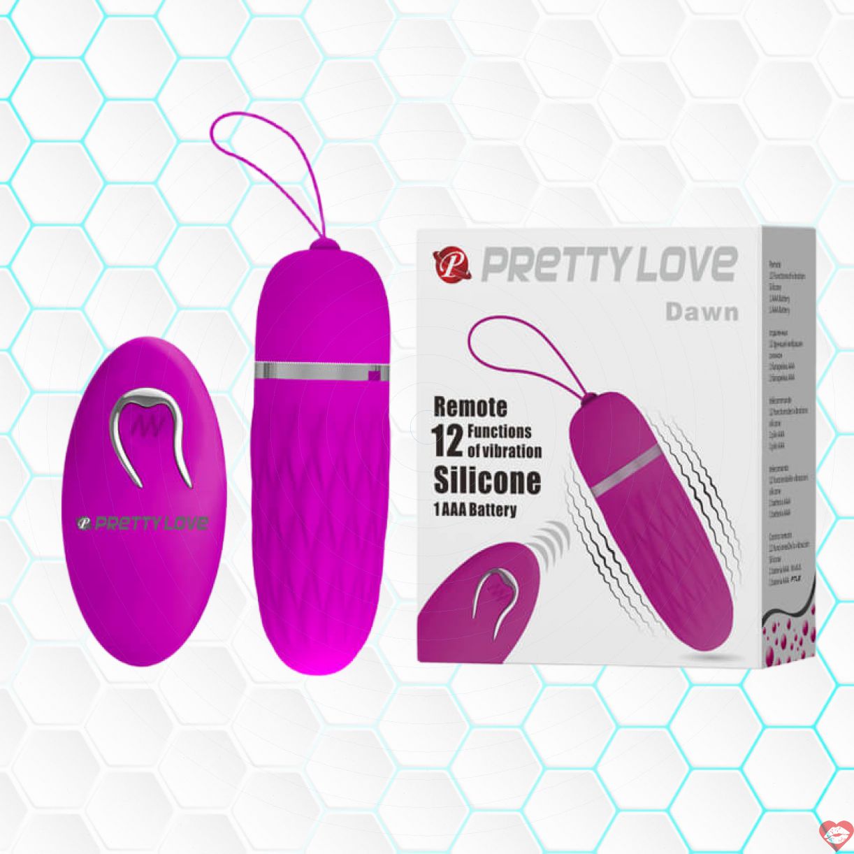 Trứng Rung PrettyLove Dawn Điều Khiển Từ Xa 12 Chế Độ Hút Mạnh 