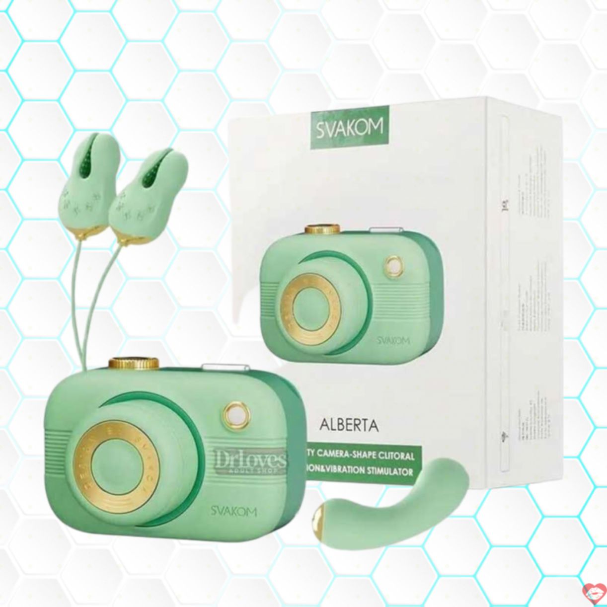 Máy Rung Svakom ALBERTA 3in1 Cao Cấp Đa Năng Chất Lượng 