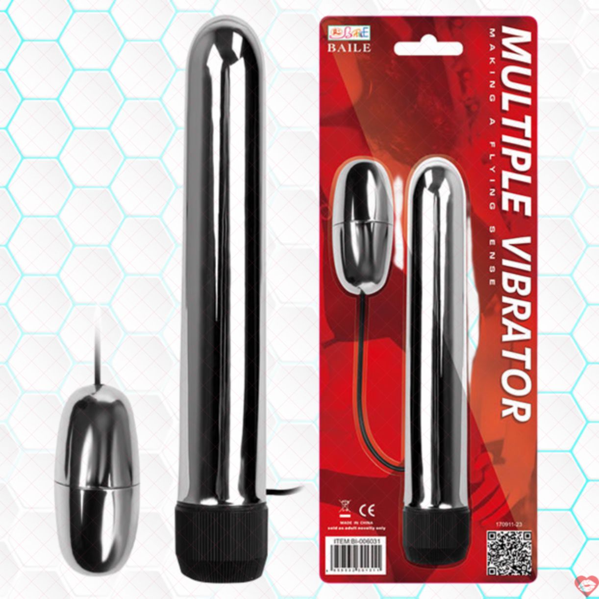 Bộ Thanh Rung Inox Kèm Trứng Rung Điểm G Siêu Sướng Baile 