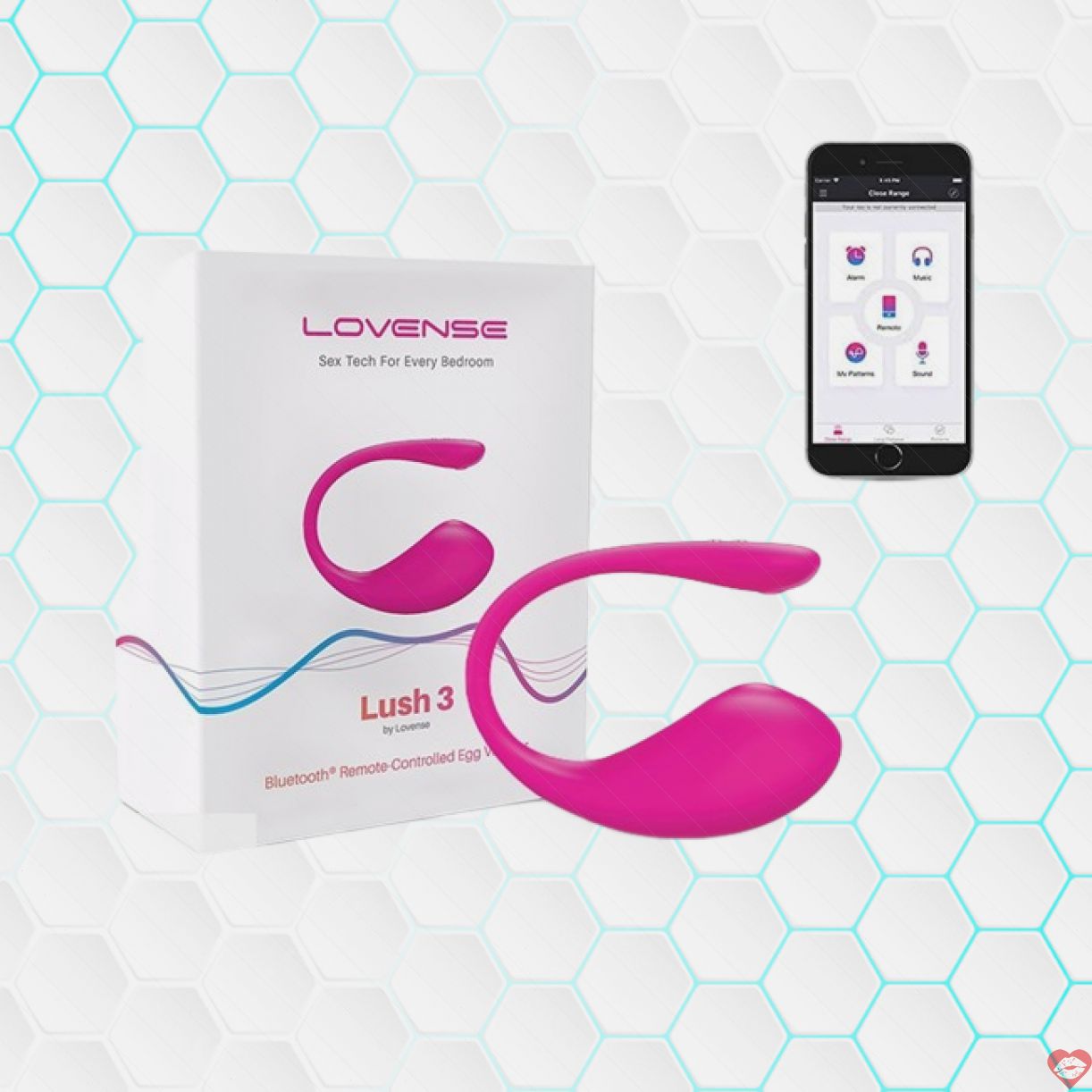 Trứng rung Lovense Lush 3 cao cấp không dây điều khiển smartphone 