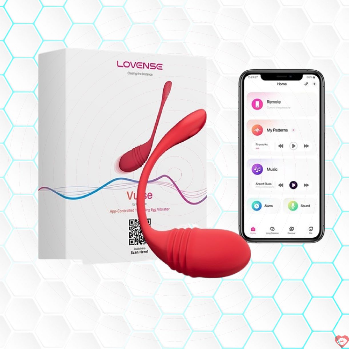 Lovense Vulse đỉnh cao trứng rung tự động điều khiển App tiện lợi 