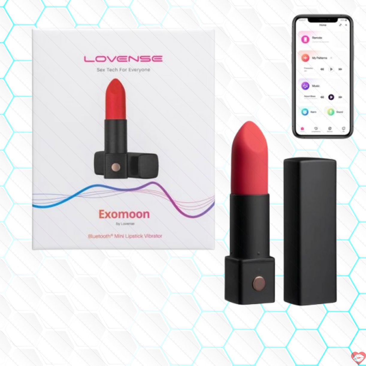 Lovense Exomoon cao cấp kết nối điện thoại, trứng rung siêu đỉnh 