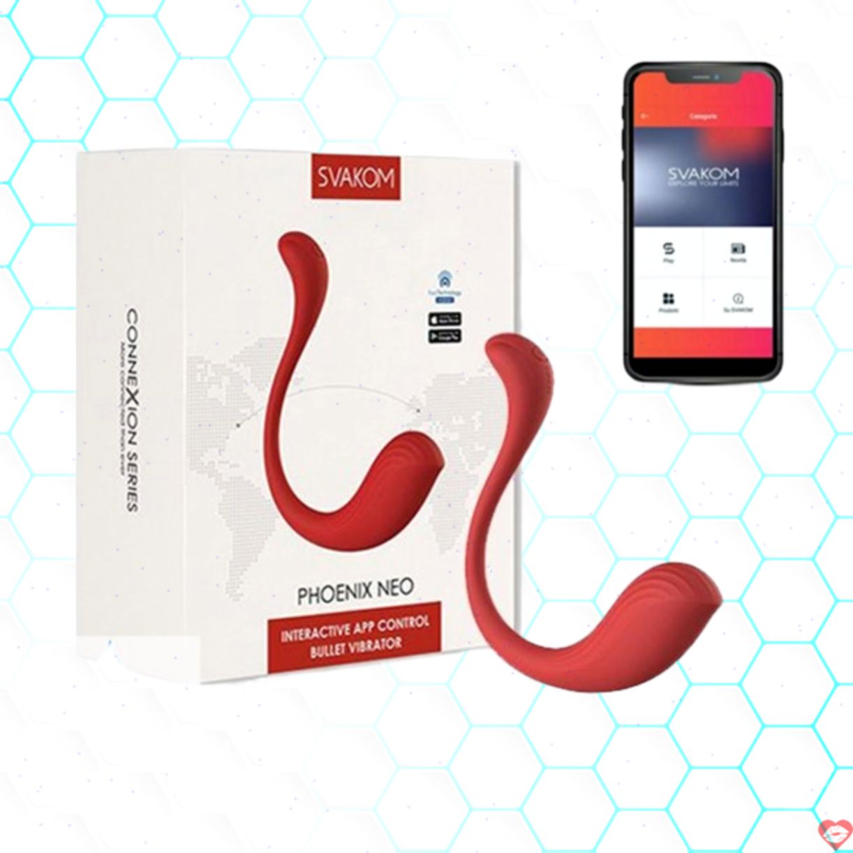 Trứng rung Svakom Phoenix Neo điều khiển từ xa cao cấp app 