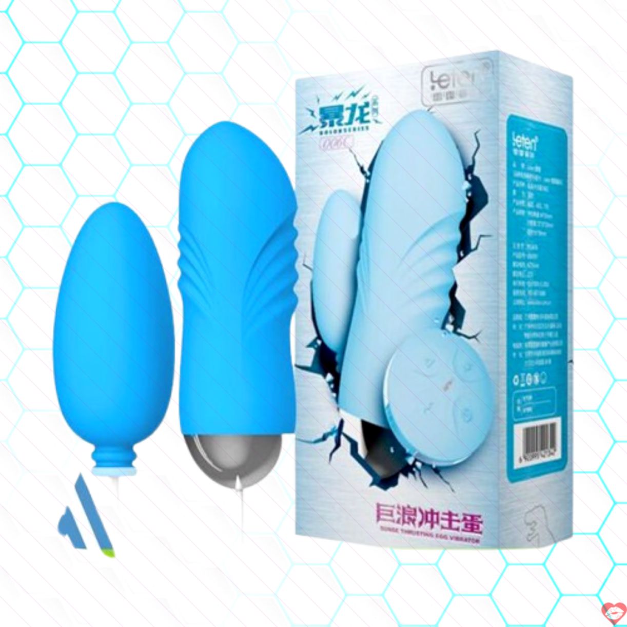 Trứng rung Leten Nhật chất lượng cao rung thụt đôi kích thích 