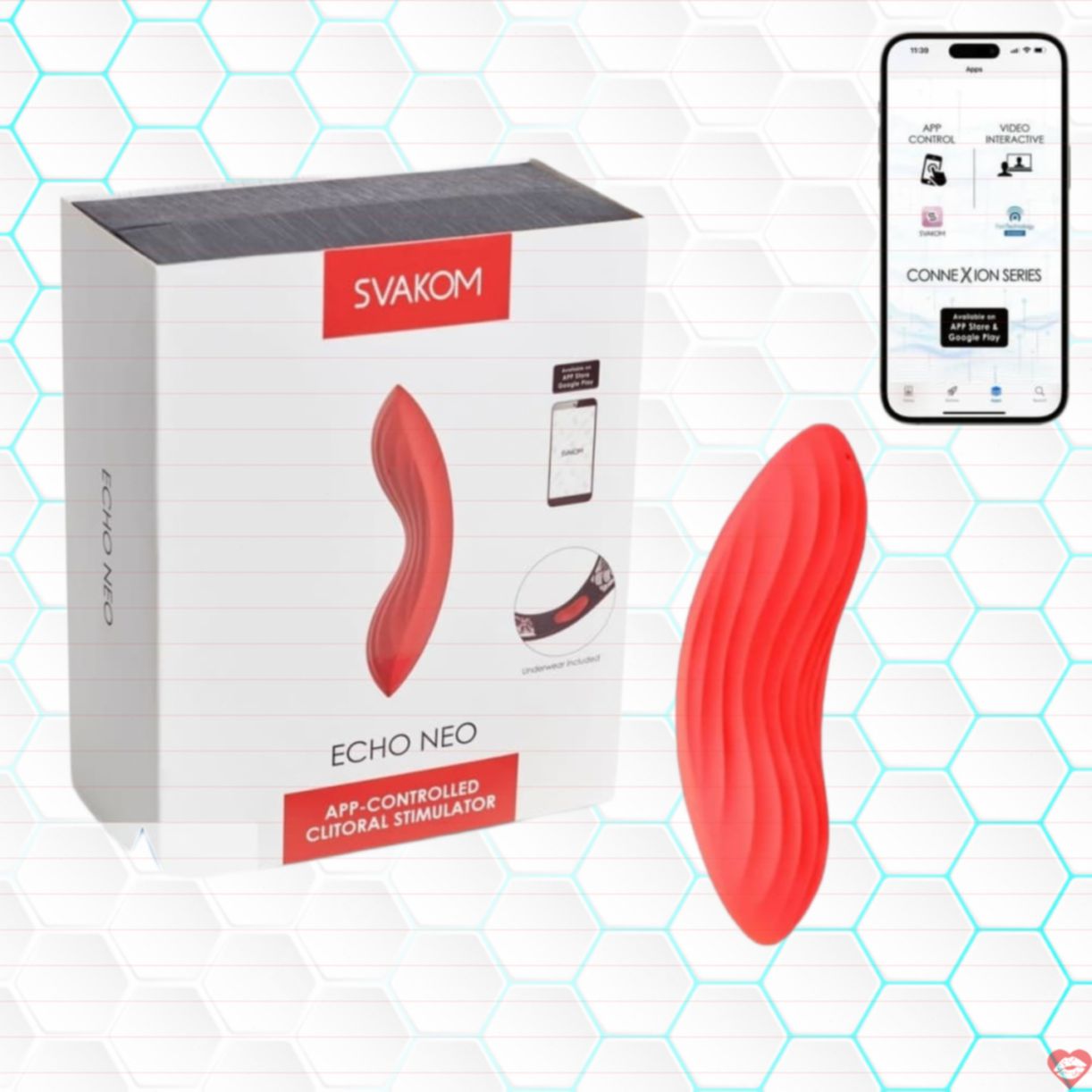 Máy Rung Mini Svakom Echo Neo Cao Cấp Kết Nối App Điều Khiển 