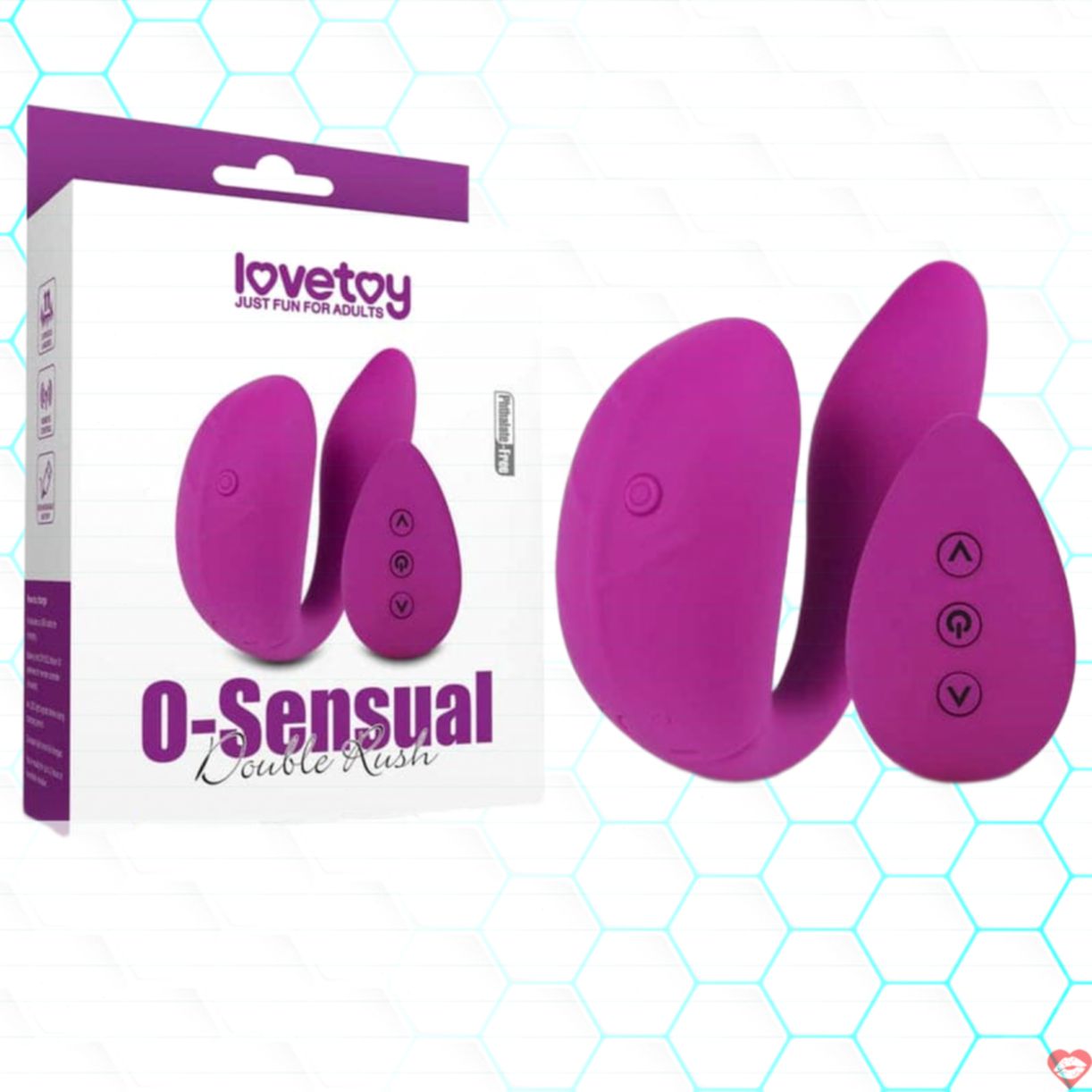 Lovetoy O-Sensual Double Rush máy mát xa vùng kín kích thích tăng khoái cảm 