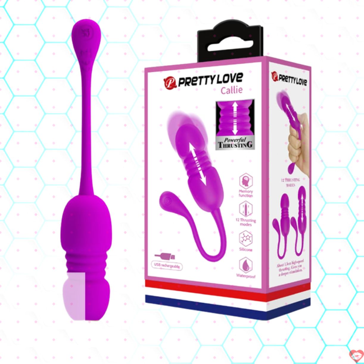 Trứng rung cao cấp 12 chế độ Pretty Love Callie kích thích phê 