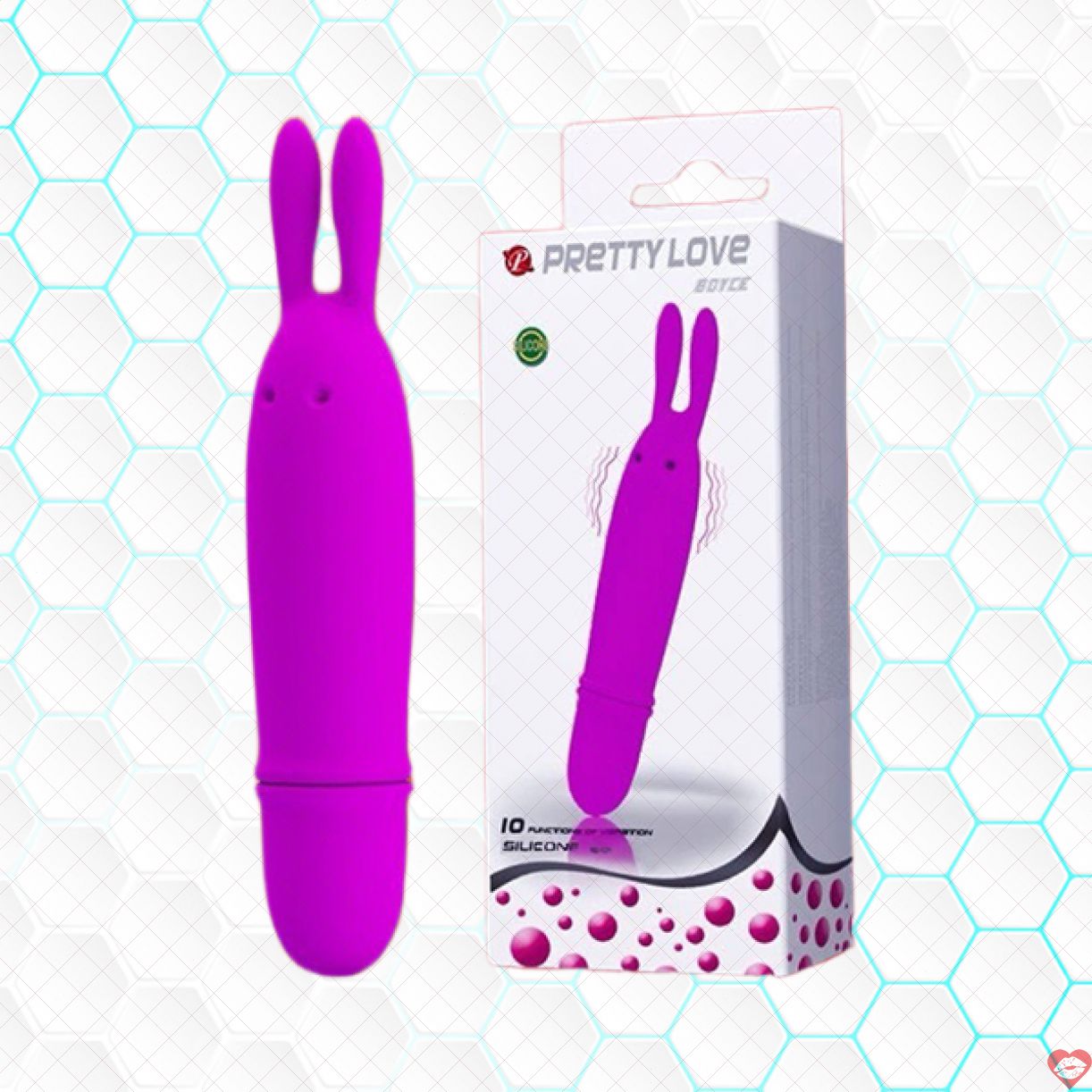 Dương vật giả mini Pretty Love Boyce 10 chế độ rung siêu mềm mại, kích thích mạnh 