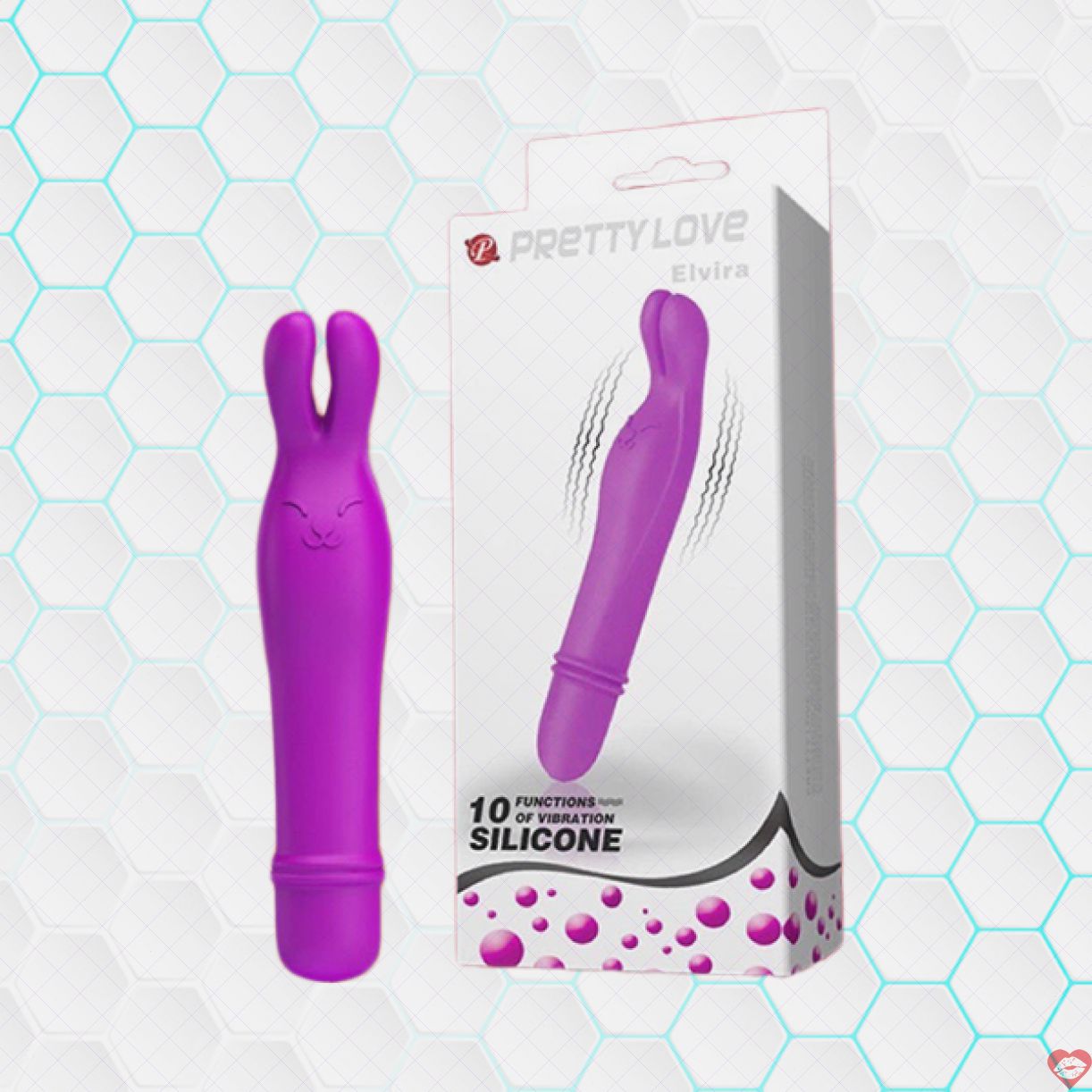 Dương vật giả Pretty Love Elvira mini 10 chế độ rung siêu phê 