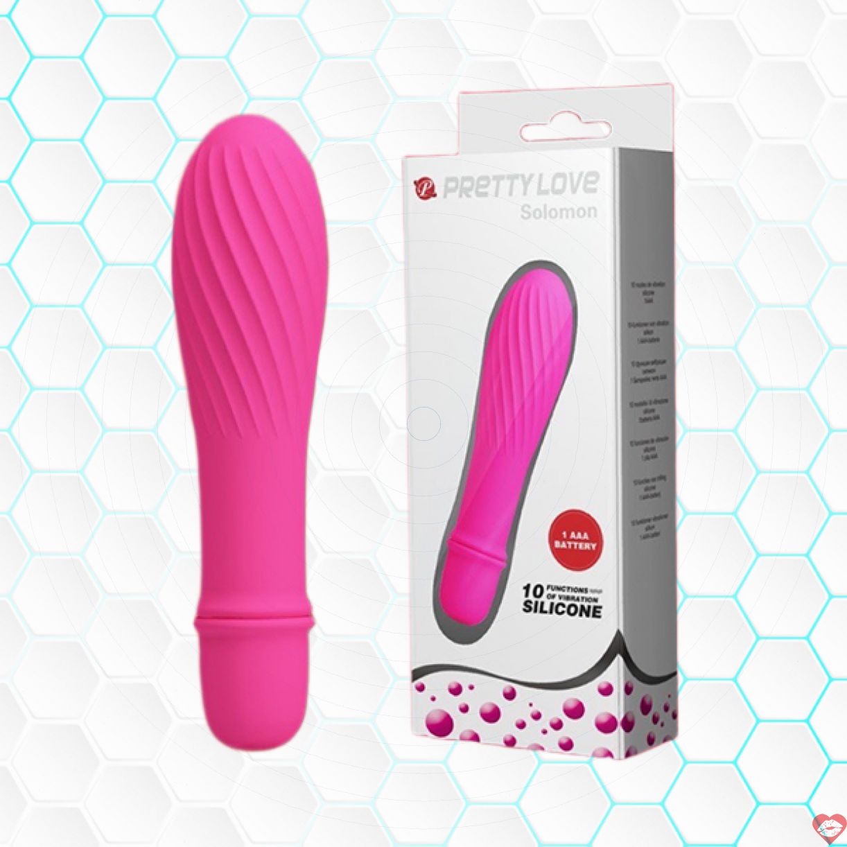 Máy rung mini Pretty Love Solomon 10 chế độ tăng khoái cảm 