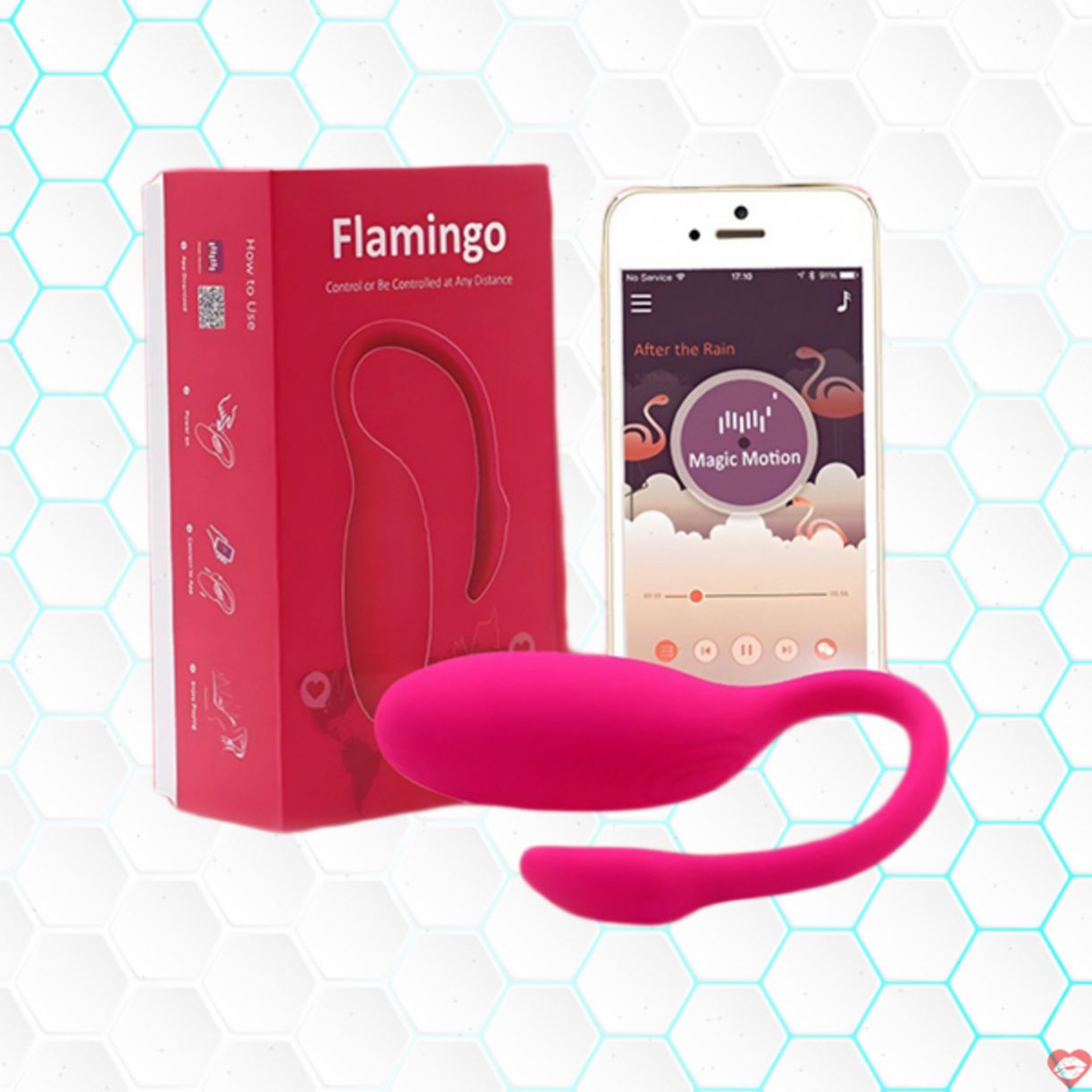Trứng rung Flamingo Magic Motion điều khiển qua điện thoại an toàn 