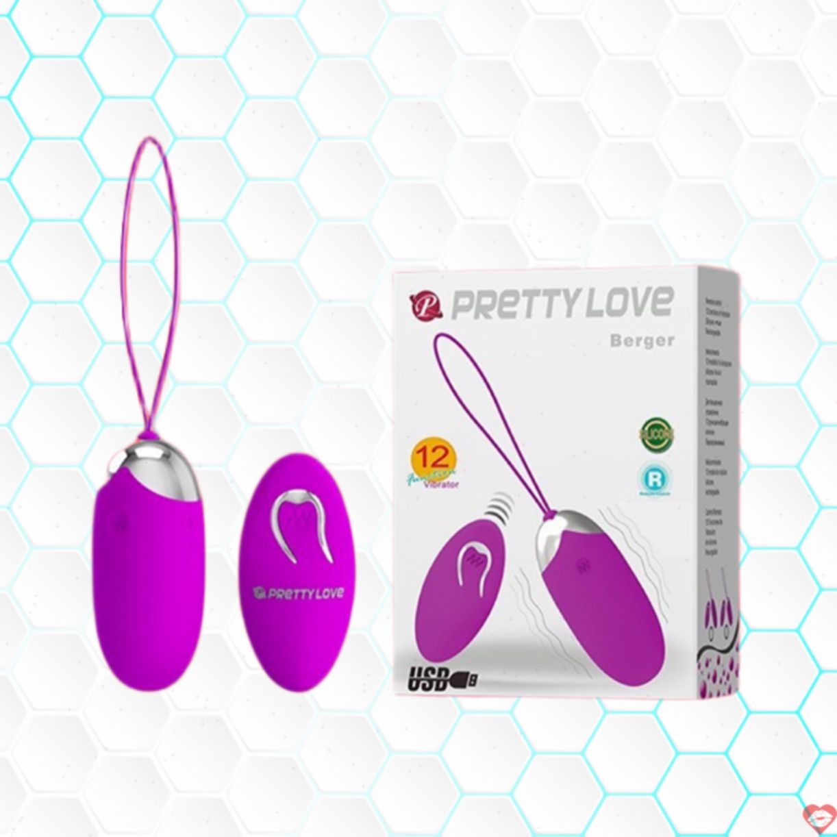 Trứng rung Pretty Love Berger 12 chế độ điều khiển từ xa giá tốt 