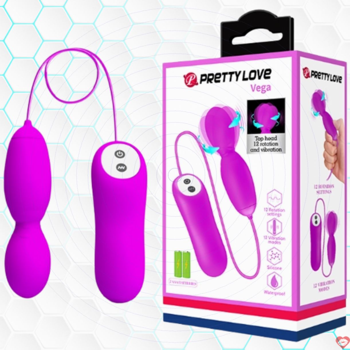 Máy rung ngoáy Prettylove Vega cao cấp trải nghiệm mới lạ 