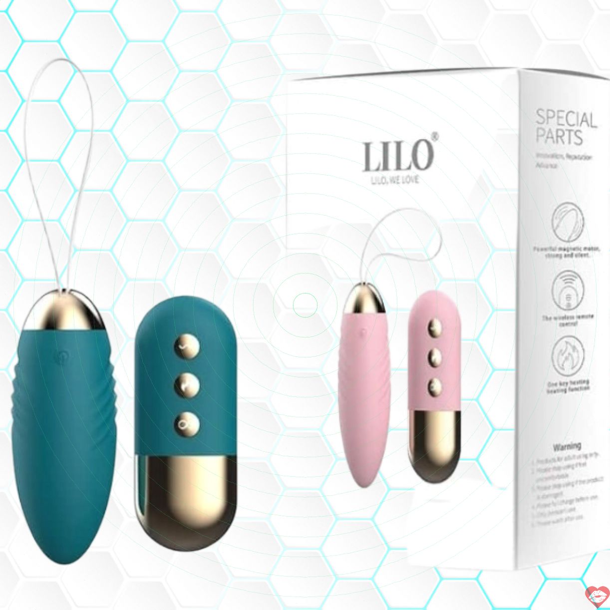 Trứng rung Lilo sưởi ấm điều khiển từ xa - Siêu phẩm độc đáo 