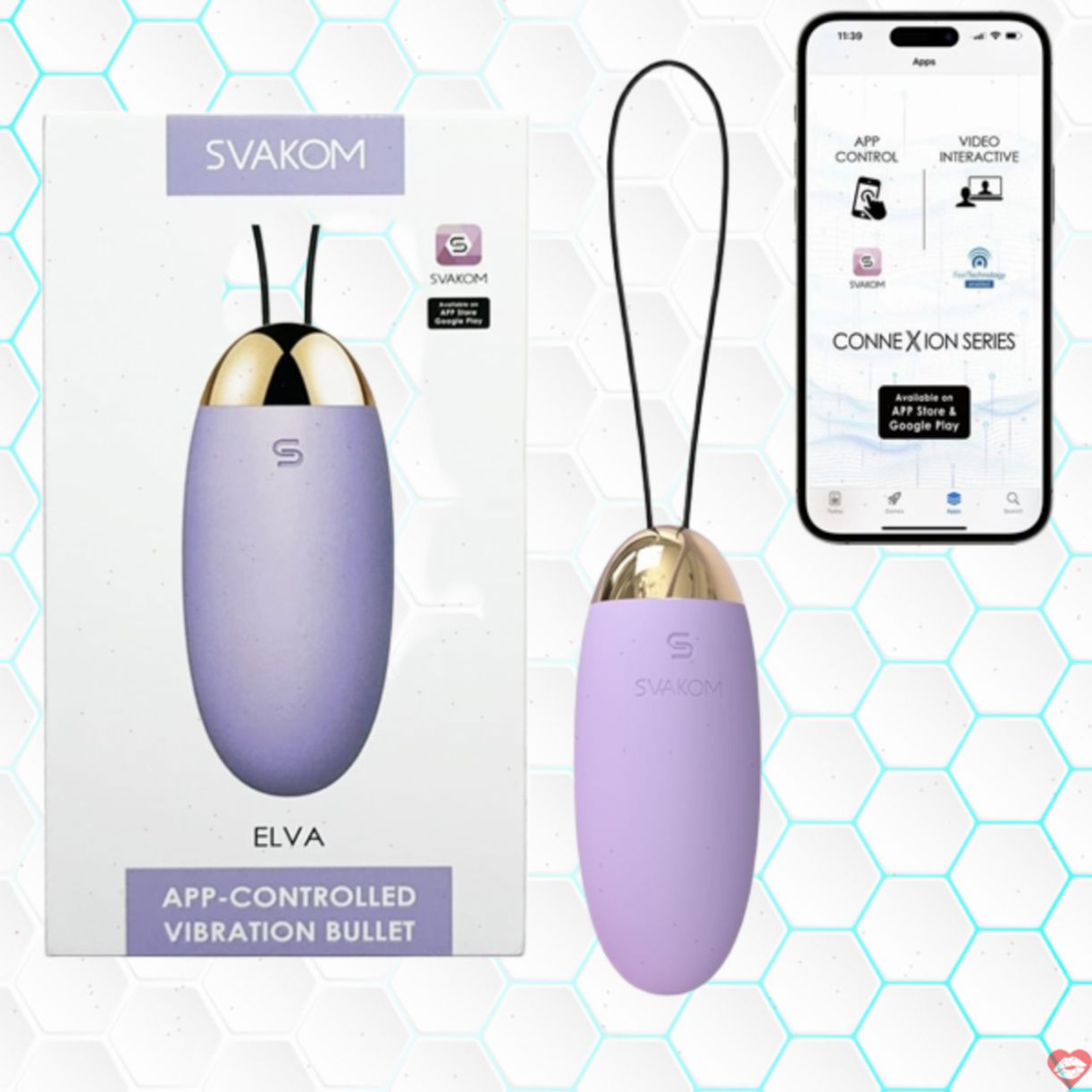 Trứng rung Svakom Elva cao cấp điều khiển App tiện lợi an toàn 