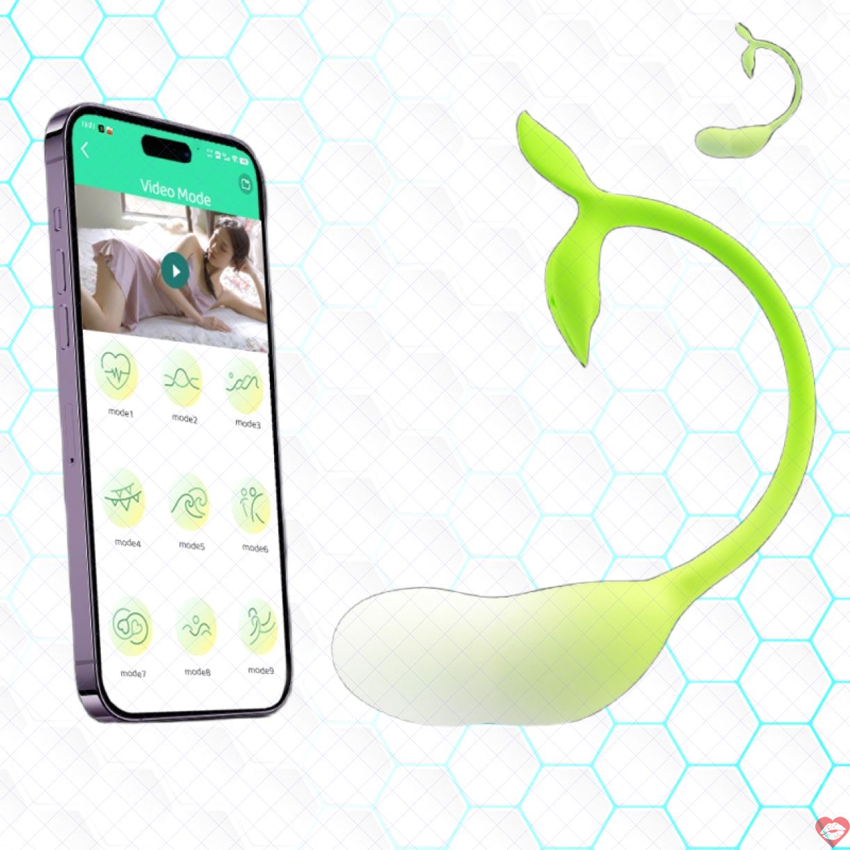 Trứng rung Yeain kết nối app hạt mầm xanh Spring Buds sành điệu 