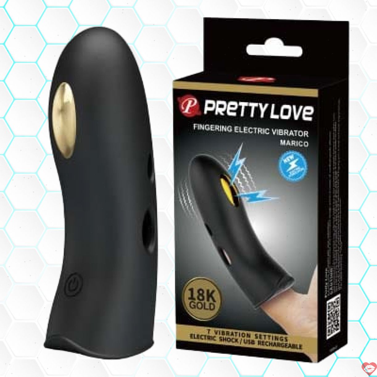 Sextoy ngón tay rung cao cấp Baile Gold 18k mua ngay 