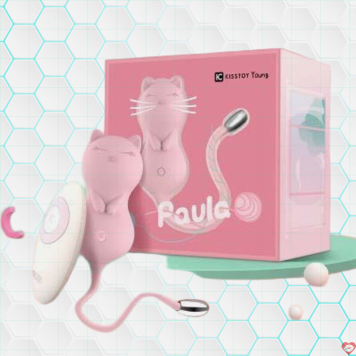 Trứng rung Kisstoy Cat Lighting sextoy siêu kích thích tỏa nhiệt 