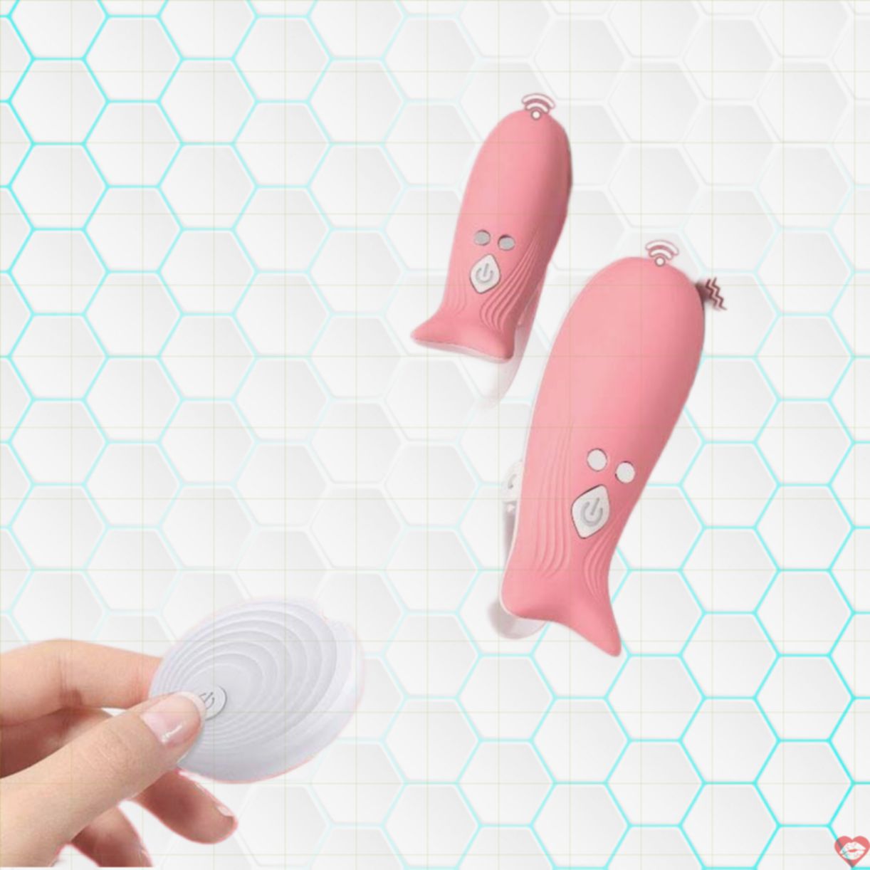 Kẹp ti Jiuuy Mini Dolphin điều khiển từ xa, đa tần số kích thích 