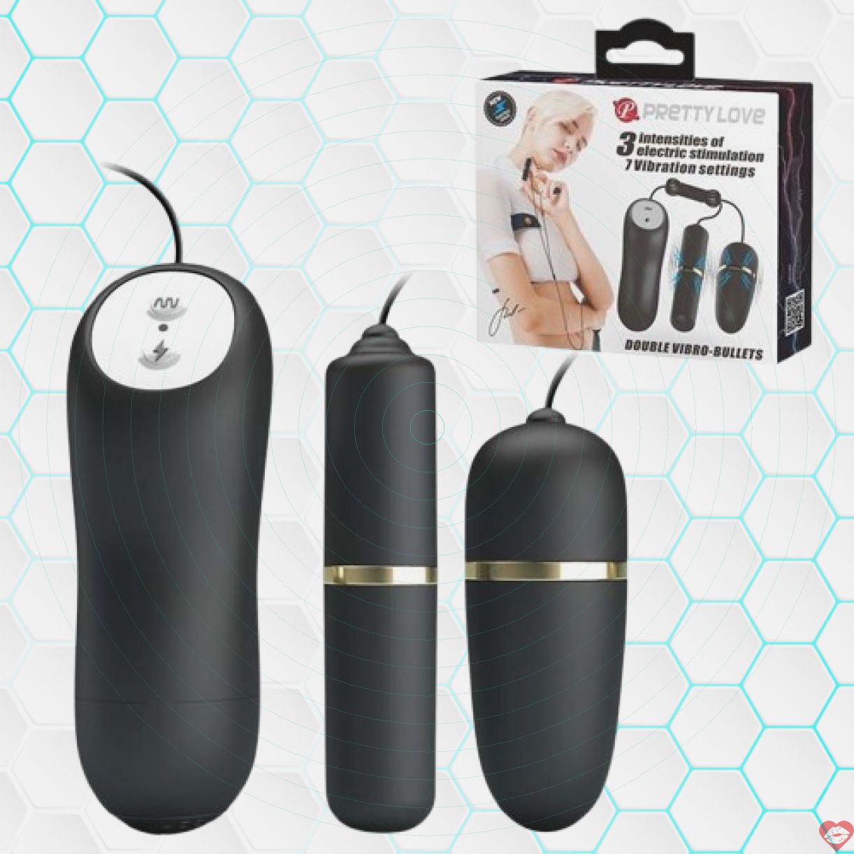 Bộ 2 Trứng Rung Điện Prettylove 7 Chế Độ Hấp Dẫn, Siêu Mạnh 