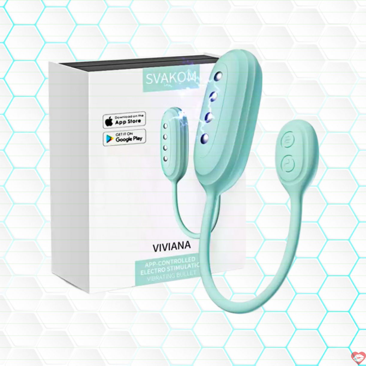 Trứng Rung Svakom VIVIANA USA Xung Điện Kích Thích Mạnh 