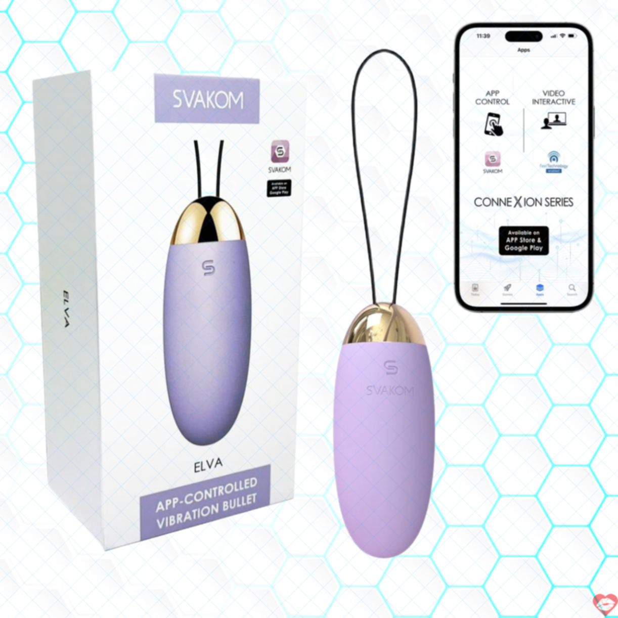 Trứng Rung Svakom ELVA Điều Khiển App Điện Thoại USA Cao Cấp 