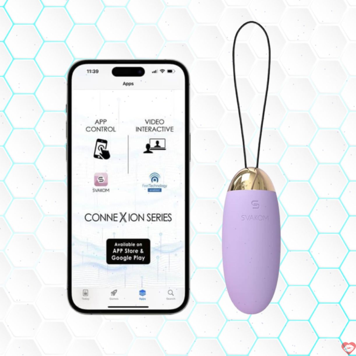 SVAKOM Elva Trứng Rung Mini Thông Minh Kiểm Soát Qua App Siêu Phẩm 