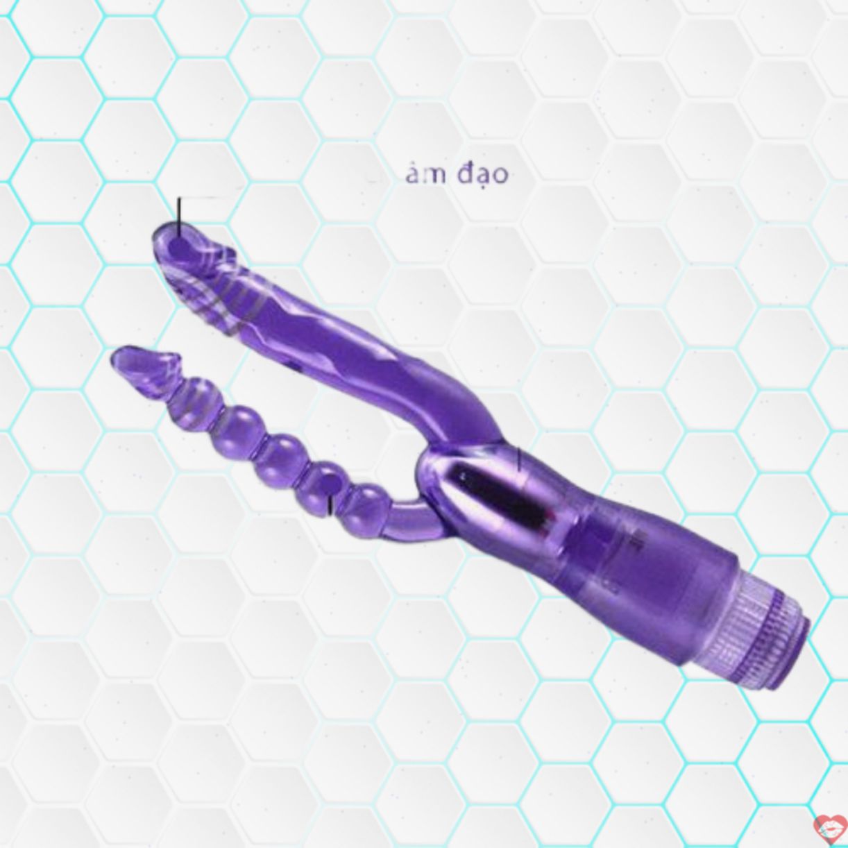 Dương vật rung 2 nhánh Double Pleasure kích thích đỉnh cao mua ngay 