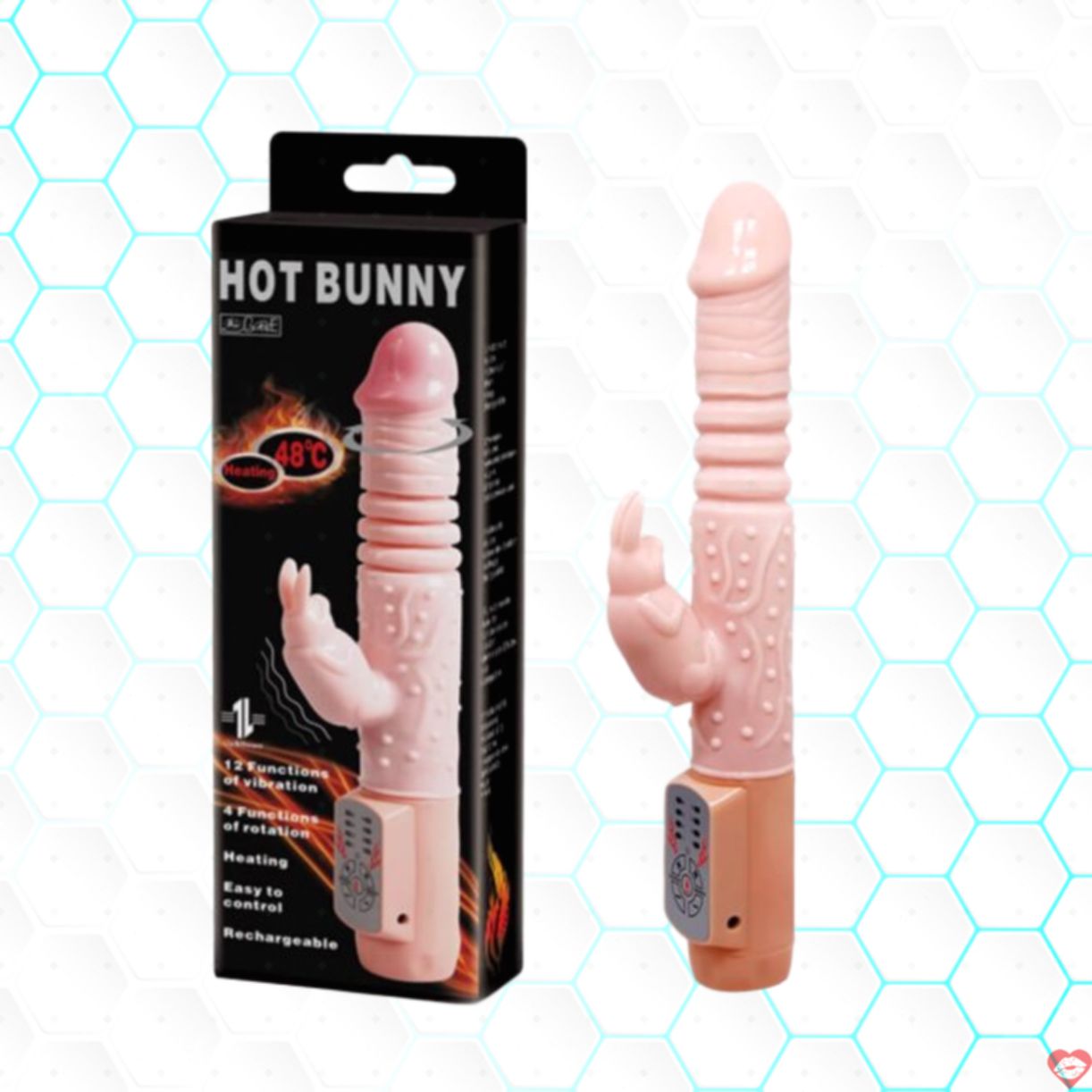 Dương vật giả Baile Hot Bunny đa năng chất lượng cao, an toàn 