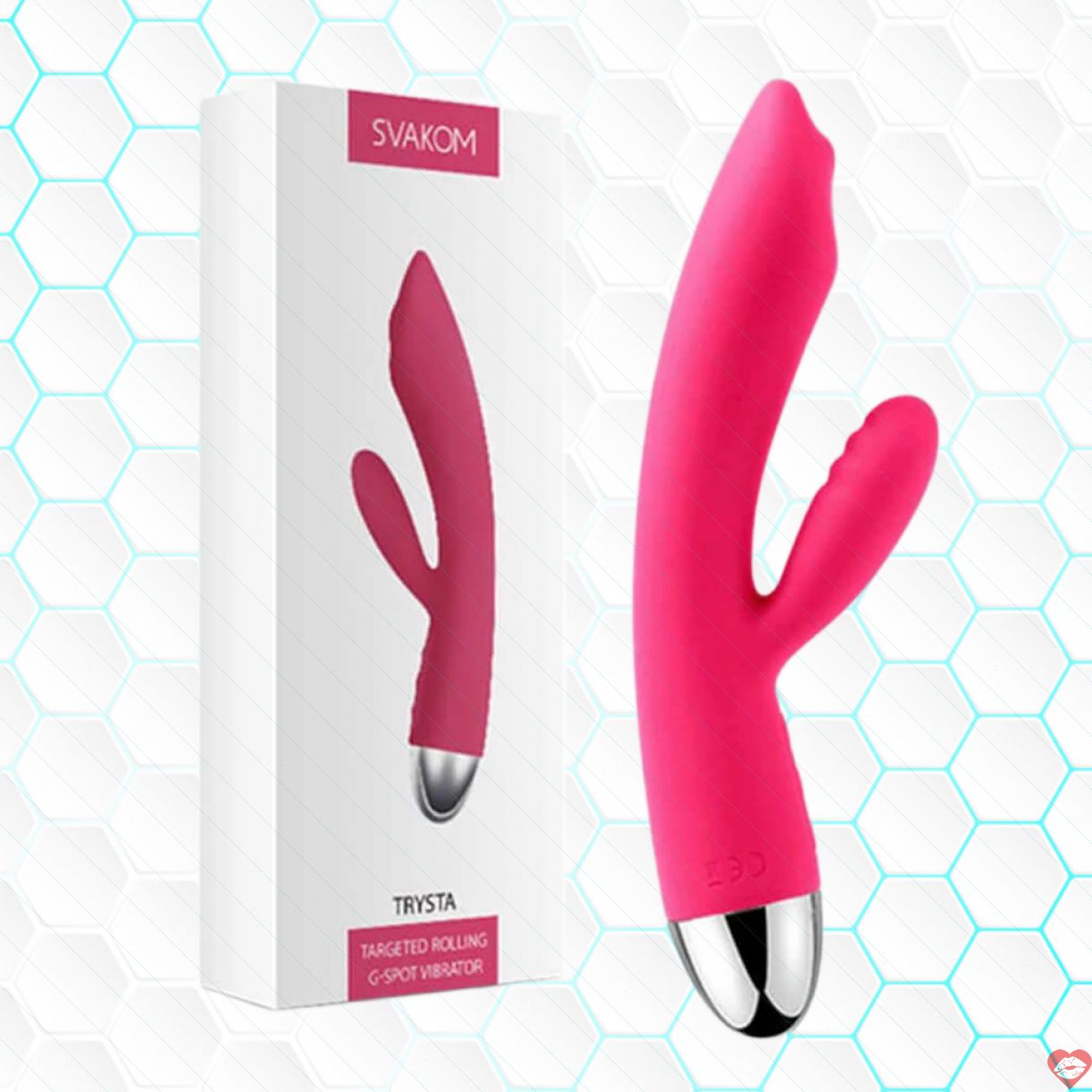 Dương vật giả Svakom Trysta Pink đa năng tăng khoái cảm độc đáo 