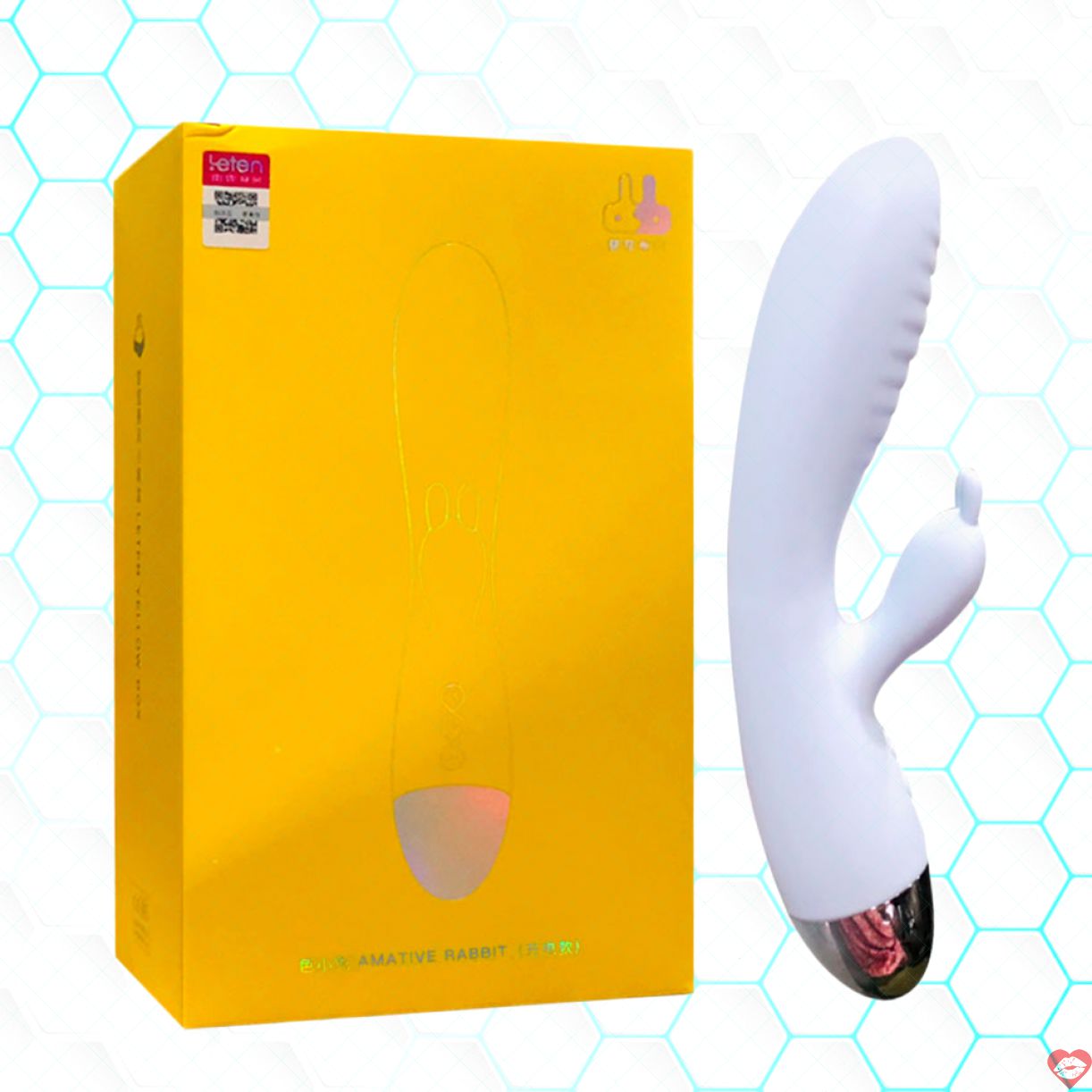 Dương vật giả Leten Amative Rabbit đa năng, kích thích tăng khoái cảm 