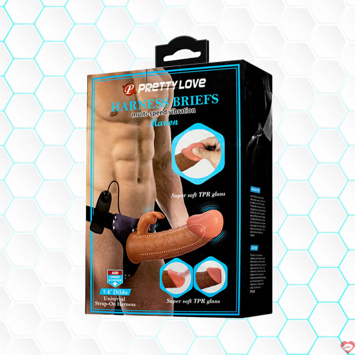 Dương vật giả dây đeo Pretty Love Harness Briefs cao cấp, an toàn 