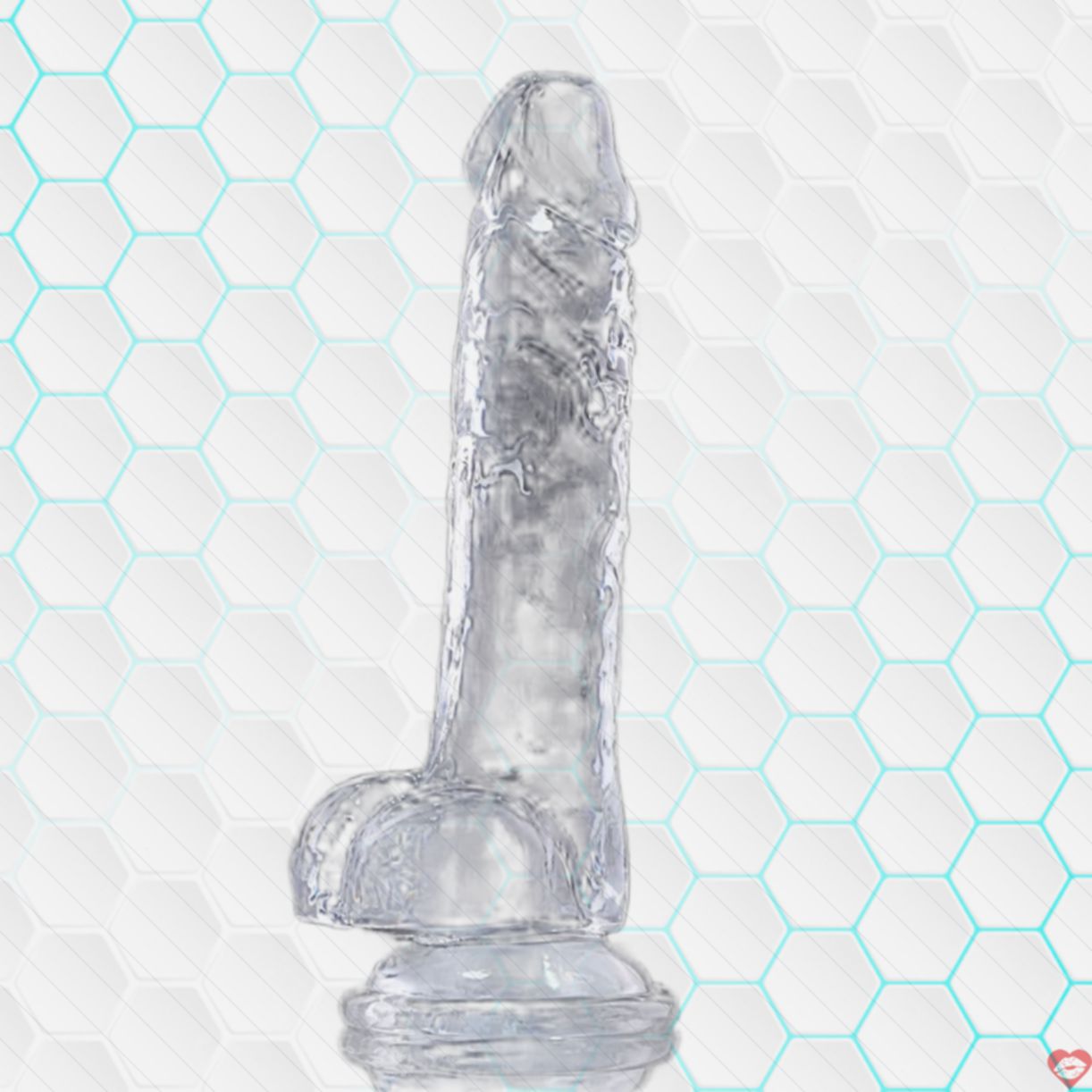 Lovetoy 7.5 inch trong suốt hấp dẫn kích thích trải nghiệm mới 