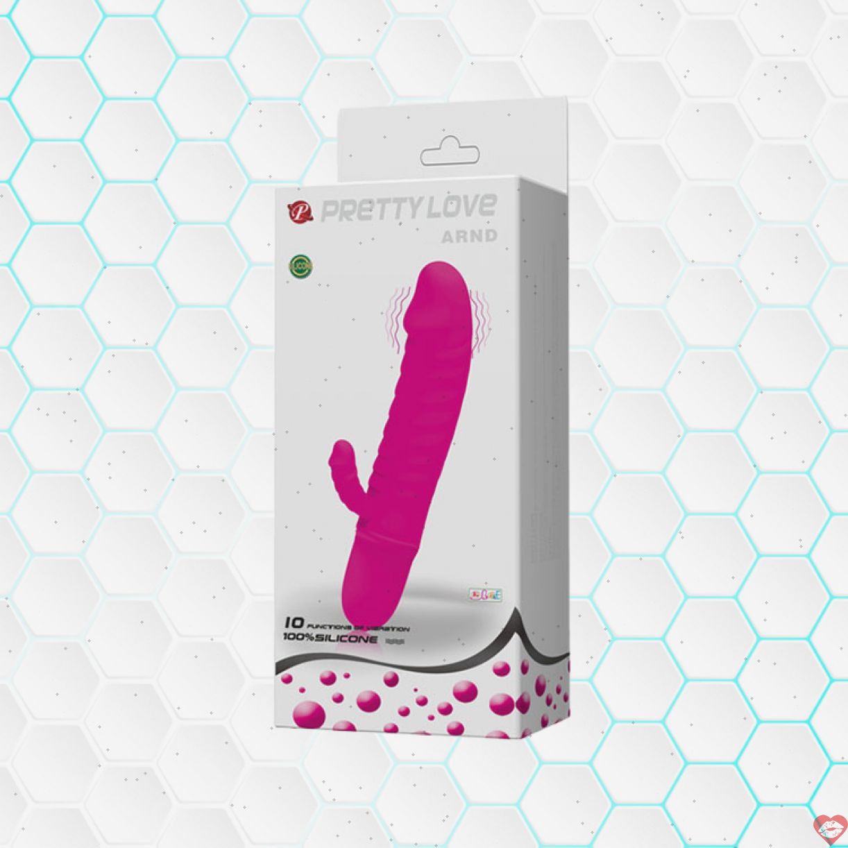 Dương Vật Silicon Rung PrettyLove Kích Thích Tình Dục Nhỏ Gọn 