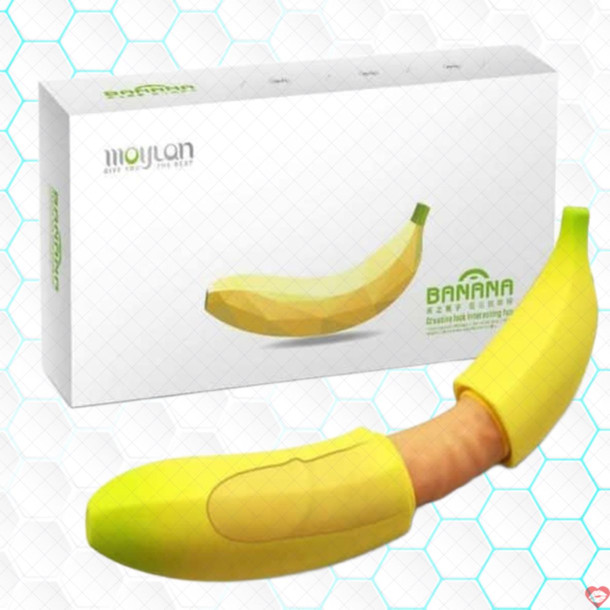 Dương vật giả Moylan trái chuối rung đa chế độ kích thích mạnh 